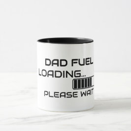 Vater-Treibstoff Ladende minimalistische Kaffeetas Tasse