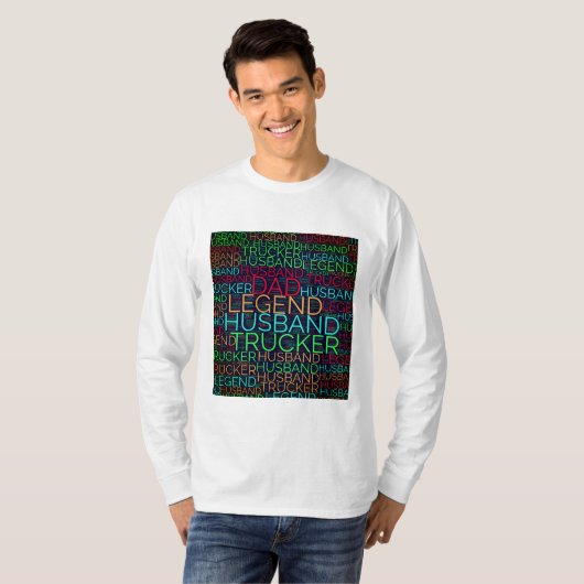 Vater Trucker Legend- T-Shirt (Vorne ganz)