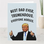 VATER TRUMP BIRTHDAY CARD KARTE (Vorderseite)