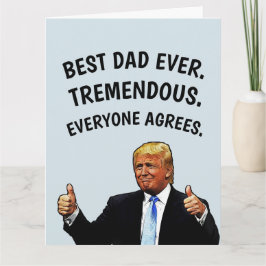 VATER TRUMP BIRTHDAY CARD KARTE