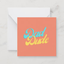 Vater Typ Note Card
