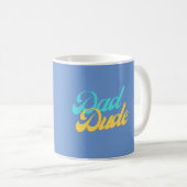 Vater Typ Tasse hellblau Hintergrund (VorderseiteRechts)