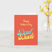 Vater Typ Vatertagskarte Karte (Gelbe Blume)