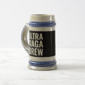 VATER ULTRA MAGA TRUMP BREW BIERSTEIN BIERGLAS (Vorderseite Links)