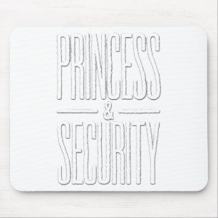 Vater und Amp des Vintagen Princess-Sicherheitstea Mousepad