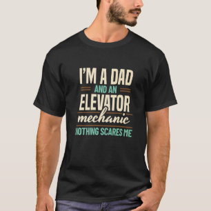 Vater Und Aufzugmechaniker-Techniker-Bekleidung Pr T-Shirt