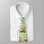 Vater und Baby Capybara Neck Tie Krawatte (Gebunden)