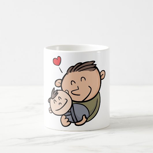 Vater und Baby Kaffeetasse