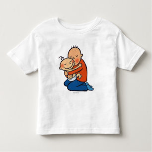 Vater-und Baby-Umarmen Kleinkind T-shirt