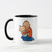 Vater-und Baby-Umarmen Tasse (Links)