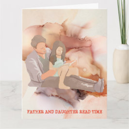 VATER UND DAUGHTER LESENKARTE KARTE