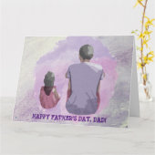 VATER- UND DAUGHTERKARTE KARTE (Gelbe Blume)