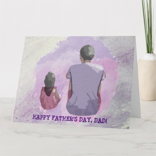 VATER- UND DAUGHTERKARTE KARTE (Vorderseite)