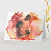 VATER- UND DAUGHTERKARTE KARTE (Gelbe Blume)