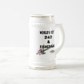 Vater und Fischer Bierglas (VorderseiteRechts)