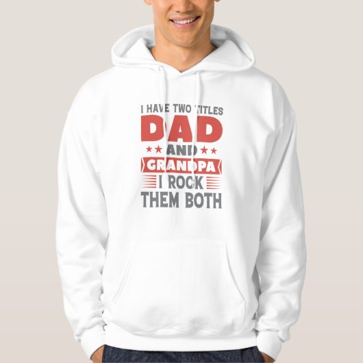 Vater und Großvater Hoodie (Vorderseite)