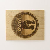 Vater- und Holzeinschlag Puzzle (Horizontal)