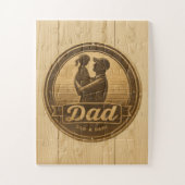 Vater- und Holzeinschlag Puzzle (Vertikal)