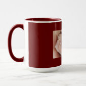 Vater und Kind Hand in Hand Tasse (Links)
