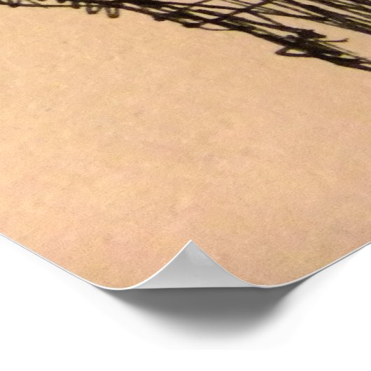 Vater und Kind Poster (Ecke)