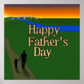 Vater und Kind - Vatertag Poster (Vorne)