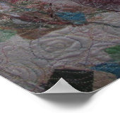 Vater- und Kinderausdruck Poster (Ecke)