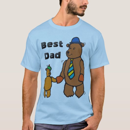 Vater-und Kinderbär T-Shirt (Vorderseite)