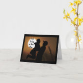 Vater- und Kindergrußkarte Karte (Gelbe Blume)