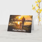 Vater- und Kindergrußkarte Karte (Gelbe Blume)