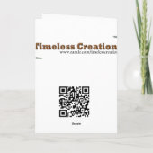 Vater-und KinderSilhouette-Vatertag Karte (Rückseite)