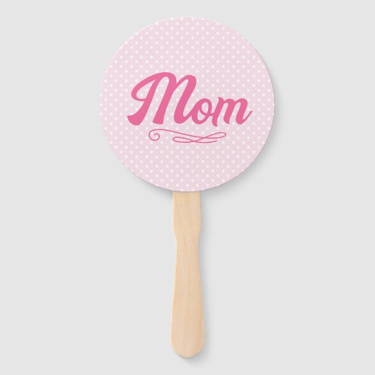 Vater und Mama Kinderdusche Fächer (Rückseite)