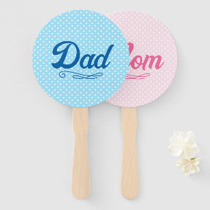 Vater und Mama Kinderdusche Fächer