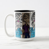 VATER UND MAMA ZWEIFARBIGE TASSE (Links)