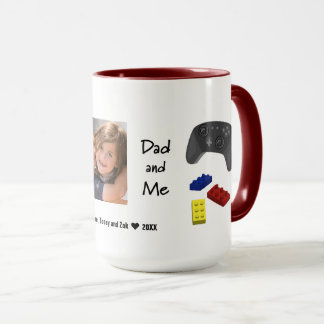 Vater und Me 2 Foto Custom Foto Tasse