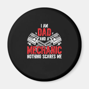 Vater und Mechanik Magnet