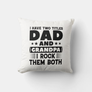 Vater und Opa Kissen