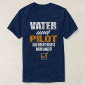 Vater und Pilot 1 T-Shirt (Design vorne)