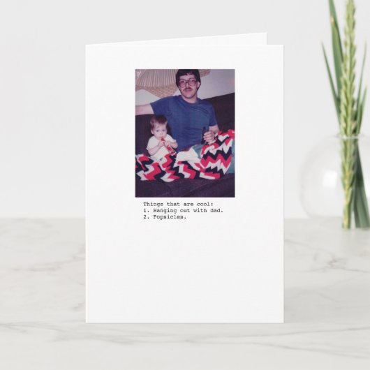Vater und Popsicles Karte (Vorderseite)