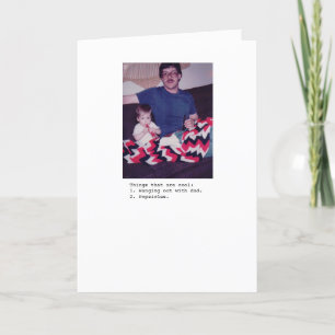 Vater und Popsicles Karte