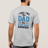 Vater und Retro-Typografie-Design eines Step-Vater T-Shirt (Rückseite)