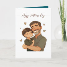 Vater und sein Sohn Faltenväter Tageskarte