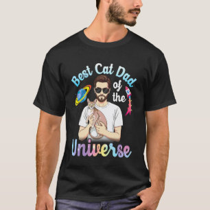 Vater und Singapura Bester Katzenvater des Univers T-Shirt