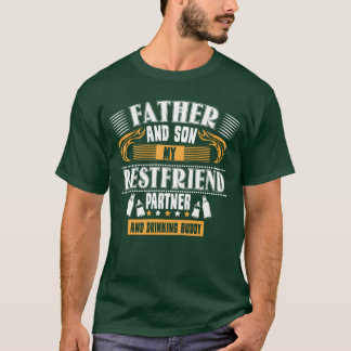 Vater und Sohn Baby T-Shirt