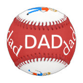 Vater und Sohn Baseball (Rückseite)