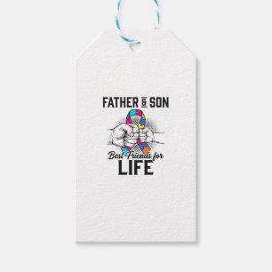 Vater und Sohn beste Freunde fürs Leben Puzzleband Geschenkanhänger