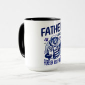 Vater und Sohn beste Freunde Tasse (Vorderseite Links)