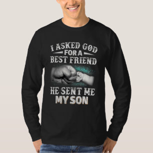 Vater und Sohn bester Freund Gott schickte mir mei T-Shirt