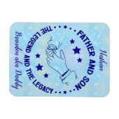 Vater und Sohn Das Vermächtnis und das Vermächtnis Magnet (Horizontal)