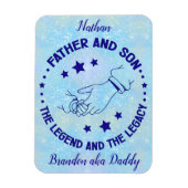 Vater und Sohn Das Vermächtnis und das Vermächtnis Magnet (Vertikal)