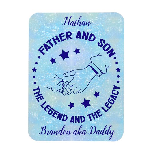 Vater und Sohn Das Vermächtnis und das Vermächtnis Magnet (Vertikal)